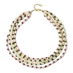 Collier en argent et Perle blanche de culture d'eau douce (Riya)