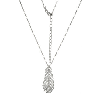 Collier en argent et Zircon (Adela Silber)