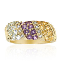 Bague en argent et Topaze bleu ciel