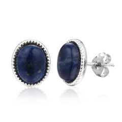 Boucles d'oreilles en argent et Sodalite