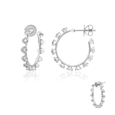 Boucles d'oreilles en or et Diamant VS2 (H) (CIRARI)
