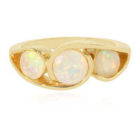 Bague en argent et Opale Welo