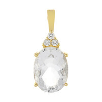 Pendentif en argent et Fluorite