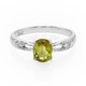 Bague en argent et Tourmaline cuprifère