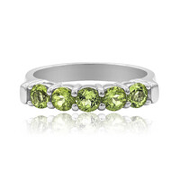 Bague en argent et Péridot