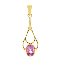 Pendentif en argent et Topaze jubilaire