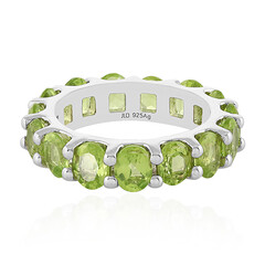 Bague en argent et Péridot