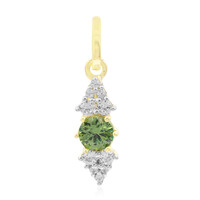 Pendentif en or et Grenat Démantoïde de Madagascar
