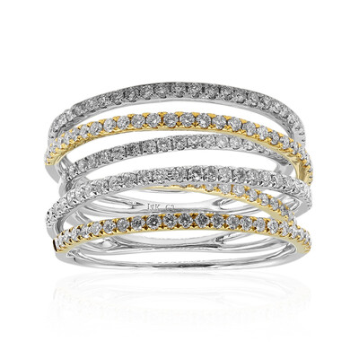 Bague en or et Diamant SI2 (H) (CIRARI)