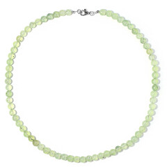 Collier en argent et Préhnite
