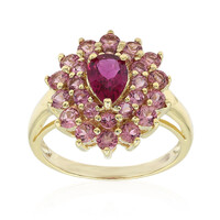Bague en or et Rubellite
