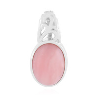 Pendentif en argent et Opale rose