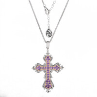 Collier en argent et Améthyste de Zambie (Dallas Prince Designs)