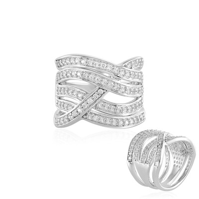 Bague en argent et Zircon