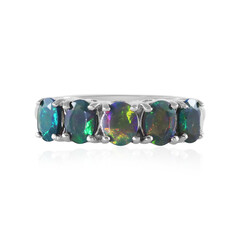 Bague en argent et Opale Mezezo