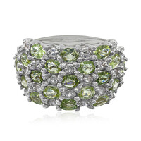 Bague en argent et Tourmaline Paraïba
