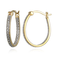 Boucles d'oreilles en argent et Diamant I3 (I)
