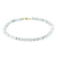 Collier en argent et Aigue-marine