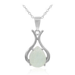 Collier en argent et Aigue-marine