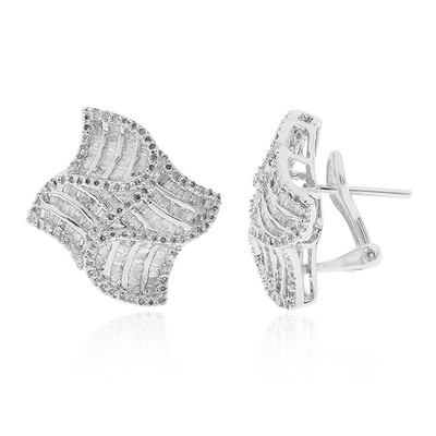 Boucles d'oreilles en or et Diamant I1 (H)