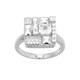 Bague en argent et Topaze blanche (Adela Silber)