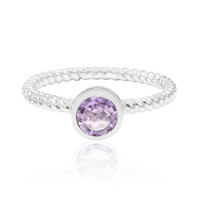 Bague en argent et Améthyste