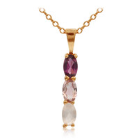 Collier en argent et Grenat Rhodolite