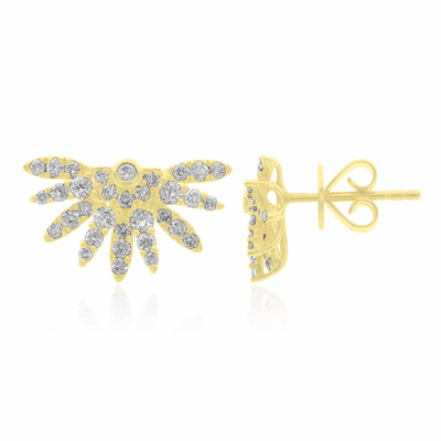 Boucles d'oreilles en or et Diamant SI1 (H)