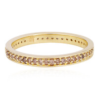 Bague en or et Diamant champagne I4