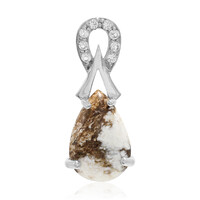 Pendentif en argent et Magnésite