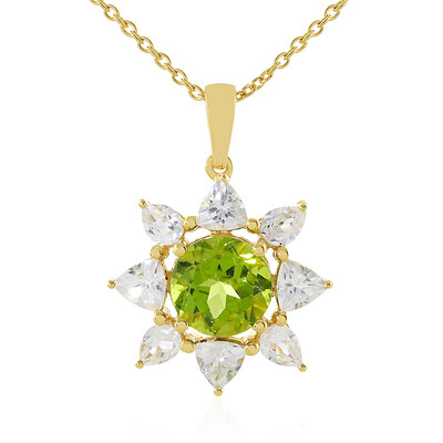 Collier en argent et Péridot