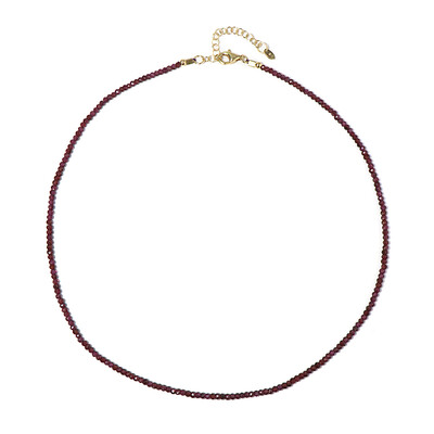 Collier en argent et Grenat magenta