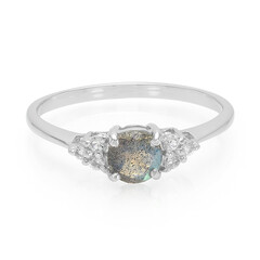 Bague en argent et Spectrolite