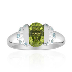 Bague en argent et Péridot du Jilin (Remy Rotenier)