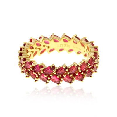 Bague en or et Spinelle rouge de Birmanie (de Melo)