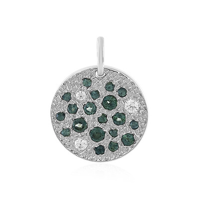 Pendentif en argent et Saphir du Montana