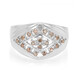 Bague pour homme en argent et Diamant fantaisie