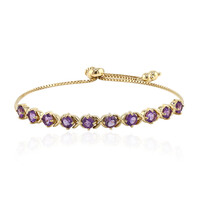 Bracelet en argent et Améthyste