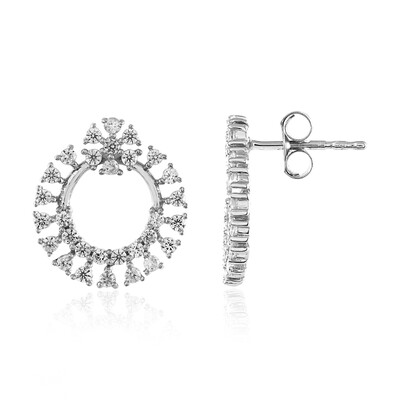 Boucles d'oreilles en argent et Zircon