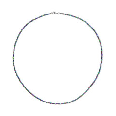 Collier en argent et Hématite mystique