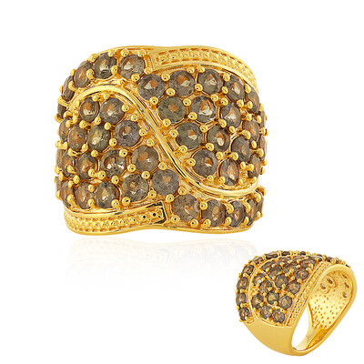 Bague en argent et Grenat à couleur changeante