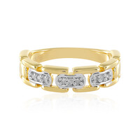 Bague en argent et Diamant I3 (J)