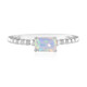 Bague en argent et Opale Welo