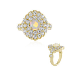 Bague en argent et Opale Welo
