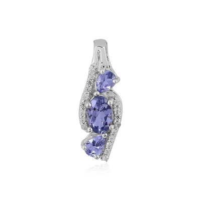 Pendentif en argent et Tanzanite