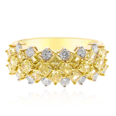 Bague en or et Diamant SI2 jaune (CIRARI)