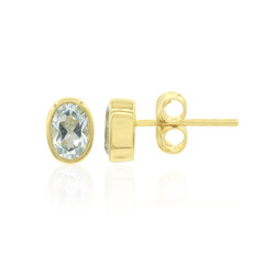 Boucles d'oreilles en argent et Topaze bleu ciel