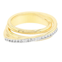 Bague en argent et Topaze blanche