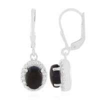 Boucles d'oreilles en argent et Pietersite