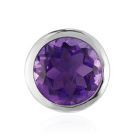 Pendentif en argent et Améthyste de Zambie